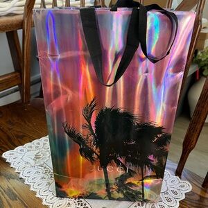 GUCCI TALL HOLOGRAPHIC SHOPPING BAG